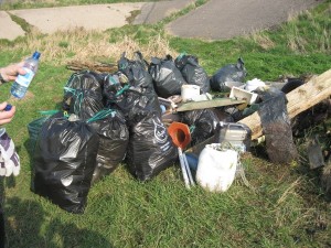 Rubbish left dumped on beaches
